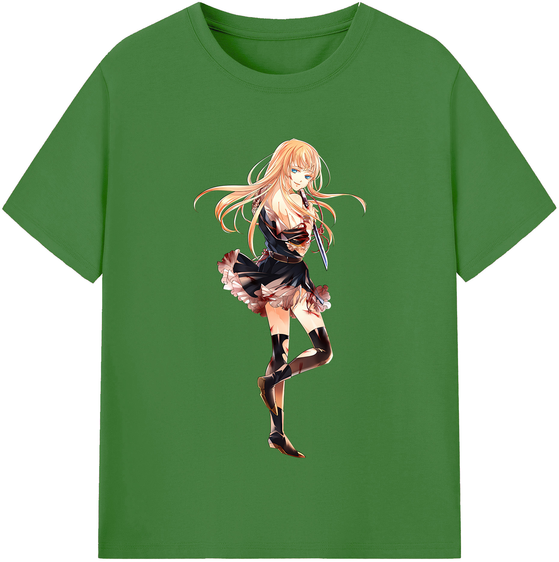 （画像用） 刀剣乱舞 Touken Ranbu レディースカジュアルプリントTシャツ（綿100％）